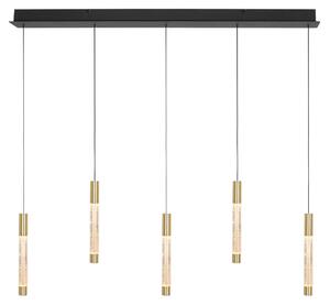 Lampada a sospensione - ottone - Alisio - vetro metallo - lampada di design - LED - 4578ME - Steinhauer