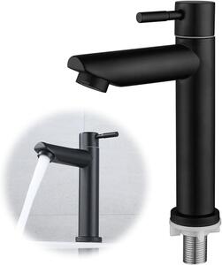 Acciaio inossidabile 304, miscelatore monocomando, rubinetto per lavabo, bagno, con bocca alta