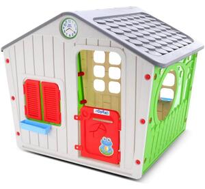 Casetta in plastica resina per bambini gioco bambi da giardino