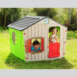 Casetta in plastica resina per bambini gioco bambi da giardino
