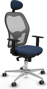 Sedia da ufficio con poggiatesta Jorquera Piqueras y Crespo 1D086G1 Blu marino