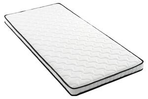 Materasso a molle insacchettate 90x190 cm, grado di rigidità H3, materasso ergonomico spesso 10 cm, materasso arrotolato di colore bianco, adatto per letto e divano letto