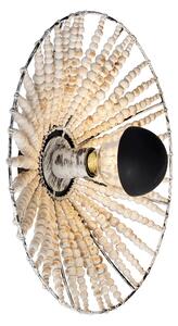 Applique da parete orientale beige con perline - Moti