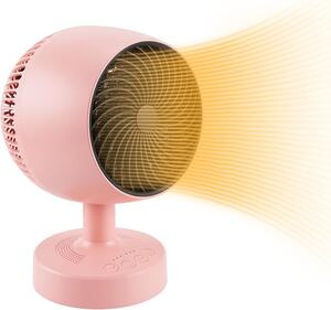 Stufa ventilata in Vetroceramica da 1200W con oscillazione a 160°, colore viola