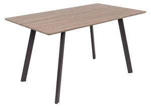 Tavolo Kos Moderno Rettangolare per Soggiorno e Cucina Design 140x80x75cm
