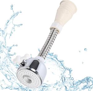 Prolunga per rubinetto da cucina - Dispositivo per il risparmio idrico per rubinetti - Aeratore per rubinetto - Rotazione a 360° - Adatto per rubinetti da cucina - Ideale per accessori da bagno e cucina