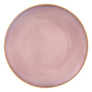 Piatto rosa in ceramica ø 27 cm Glaze – Orion