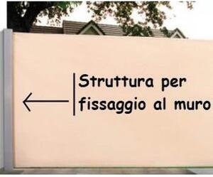 Strutt.x fissaggio art.sep al muro