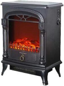Stufa elettrica RI.504, colore nero, 1950 W