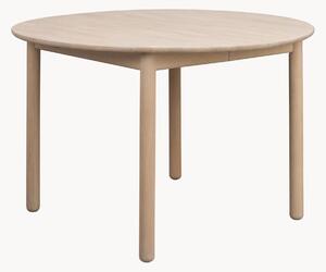 Tavolo rotondo allungabile in legno di quercia Derrymore, Ø 120 cm