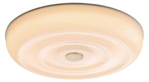 Plafoniera Halo Design, WAVE, dimmerabile, Bianco, Soggiorno, Vetro, Design