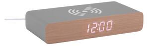 Sveglia digitale con ricarica wireless Retro Flat LED – Karlsson