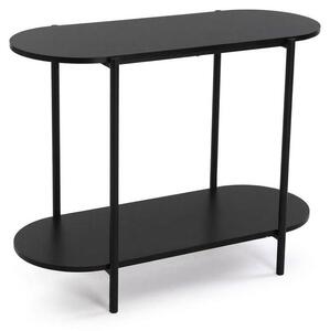 Consolle Ingresso Design Moderno Metallo Nero Soggiorno 90x70x30cm