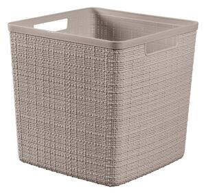 Cesto contenitivo in plastica 28x28x27 cm Jute – Curver
