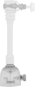 Prolunga per rubinetto - Accessorio per rubinetto da cucina - Riduttore di flusso per rubinetto, tubo grigio, 18 cm