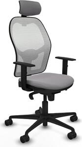 Sedia da ufficio con poggiatesta Jorquera Piqueras y Crespo 1D036N2 Grigio