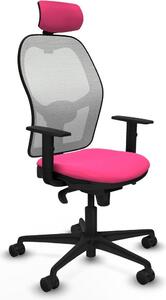 Sedia da ufficio con poggiatesta Jorquera Piqueras y Crespo 1D036N2 Rosa