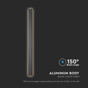 Applique LED - Moderne - Applique - IP65 - Alloggiamento nero - 10 Watt - 1300 Lumen - 4000K