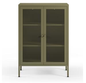 Armadietto verde in metallo 70x100x40 cm Fayna – Marckeric
