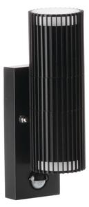 Kanlux 46203 - Faretto da parete per esterni con sensore RADILO, 2x GU10/11W/230V, IP44, nero