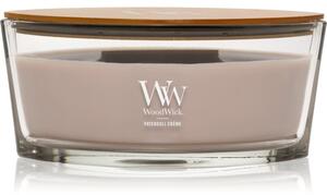 Woodwick Opulent Wood Patchouli Creme candela profumata con stoppino in legno 453.6 g