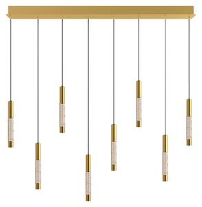 Lampada a sospensione - ottone - Alisio - vetro metallo - lampada di design - LED - 4581ME - Steinhauer