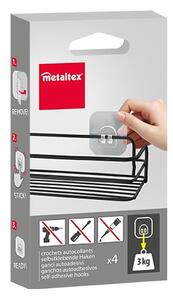 Set di ganci in plastica 4 pz – Metaltex