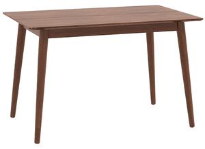 HOMCOM Tavolo da pranzo ampio per 4-6 persone in legno, 120x75x76 cm, Marrone
