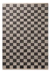Tappeto nero/color crema in misto iuta reversibile/tessuto a mano 120x170 cm Rex – Hanse Home