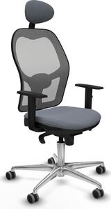 Sedia da ufficio con poggiatesta Jorquera Piqueras y Crespo 1D086G1 Grigio