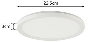 Brilagi - Lampada LED da bagno ULTRA SLIM LED/12W/230V diametro 22,5 cm bianco IP54