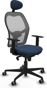Sedia da ufficio con poggiatesta Jorquera Piqueras y Crespo 1D036G1 Blu marino