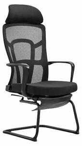 Sedia da ufficio ergonomica con schienale in rete e seduta regolabile