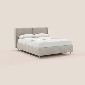 VALKIRIA letto imbottito bicolore con vano contenitore - cuscini schie