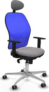 Sedia da ufficio con poggiatesta Jorquera Piqueras y Crespo 1D086G1 Grigio