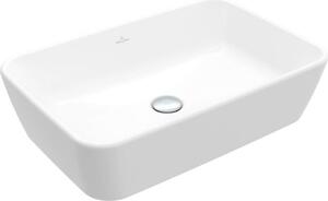 Villeroy & Boch Architectura - Lavabo da appoggio, 600x405 mm, senza sfioratore, CeramicPlus, bianco alpino 5A2761R1