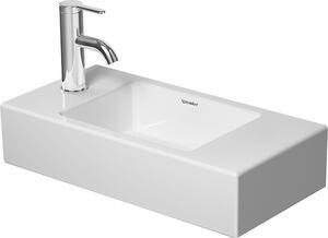 Lavamano Duravit VERO AIR senza sfioratore, con foro per rubinetto, 500 x 250 mm, 1 foro per rubinetto a sinistra bianco