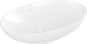 Villeroy & Boch Loop&Friends - Lavabo da appoggio, 560x380 mm, senza sfioratore, bianco alpino 4A470101