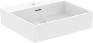 Lavabo Ideal Standard Extra, 50 cm, con un foro per il rubinetto e sistema di troppo pieno