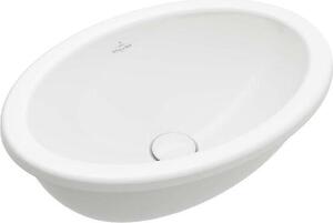 Villeroy & Boch Loop&Friends - Lavabo da incasso, 660x470 mm, senza sfioratore, bianco alpino 4A630101