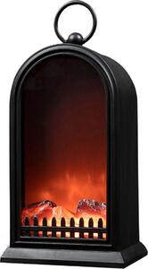 Caminetto a LED 25 cm con timer / batteria / USB - effetto fiamma reale