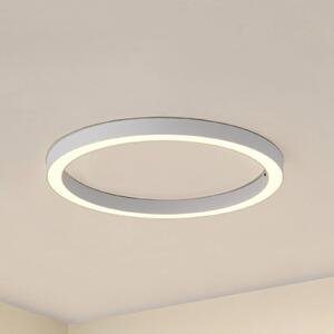 Plafoniera a LED Neor Lucande, dimmerabile, Bianco / Opale, Corridoio, Metallo, Moderno, Plafoniera LED