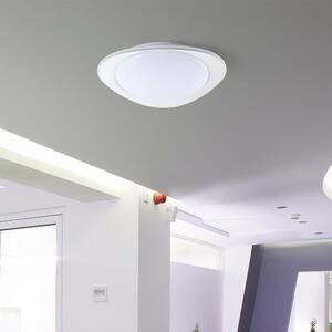 Plafoniera LED, bianca, telecomando, cambiacolori, D 55 cm
