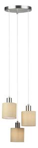 Rabalux 5012 - Lampadario a sospensione con filo NATINA 3xE14/25W/230V