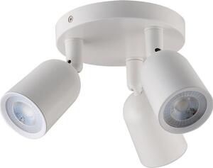 Faretto LED bianco - 3xGU10 - a parete - da incasso - IP20