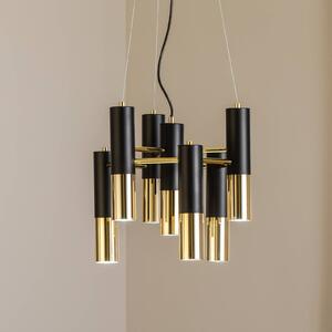 Lampada a sospensione Orino Domiluce, dimmerabile, Ottone / Oro, Soggiorno / Sala da pranzo, Metallo, Moderno, Lampada a sospensione