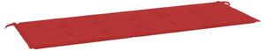 Cuscino per Panca Rosso 150x50x3 cm in Tessuto Oxford