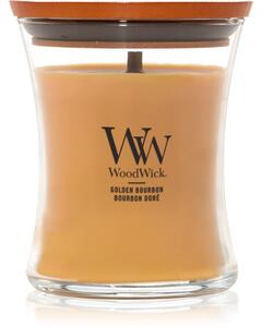 Woodwick Opulent Wood Golden Bourbon candela profumata con stoppino in legno (hearthwick) 275 g