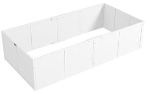 PawHut Box parto per cani e cuccioli, con ingressi regolabili, per cani grandi e piccoli, 196 x 96 x 48 cm, Bianco | Aosom Italy