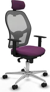 Sedia da ufficio con poggiatesta Jorquera Piqueras y Crespo 1D086N2 Viola